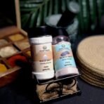 Indiana Organic Black Salt Powder & Rock Salt Powder Combo | Kala & sendha namak, 180 Gram Each (Pack of 2) - Fast Shipping to USA & Canada