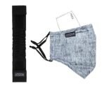 Xtore Unisex Linen N-95 FDA CE Certified Anti Pollution Reusable Washable Filter Without Valve Mask with Headband (Grey) - Fast Shipping to USA & Canada - Image 2