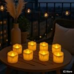 Xtore Melted Electric Flameless Candles | Perfect for Home DECOR, mandir, Date Nights Gifting - (Pack of 8) - Fast Shipping to USA & Canada - Image 2