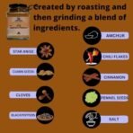 Indiana Organic Sandwich Masala Powder - 150 Gram, Freshly Ground Packed on Order | No Onion & Garlic. - Fast Shipping to USA & Canada - Image 2