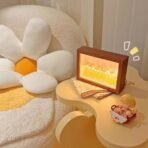 One94Store Tulip LED Night Lamp Pre-Assembled Battery-Operated - Square Shape with 19 Artificial Tulip Flowers, Soft Ambient Light for Bedroom, Living Room, Birthday & Gifts |(Pink) - Fast Shipping to USA & Canada - Image 4