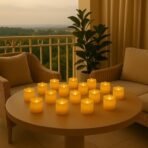 Xtore Votive Smooth Electric Flameless Candles | Perfect for Home DECOR, mandir, Date Nights Gifting - (Pack of 24) - Fast Shipping to USA & Canada - Image 4