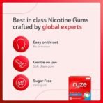 RYZE Nicotine Gum 2mg | Pack of 10 (90 gums) | Frosty Mint | Freedom from Smoking & Tobacco | Easy on Throat | Sugar Free | Teeth Whitening - Fast Shipping to USA & Canada - Image 3