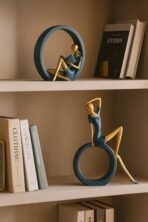 Xtore Stylish Resin Girl Sculptures for Home Decor (Pack of 2, Light Green) - Fast Shipping to USA & Canada - Image 5