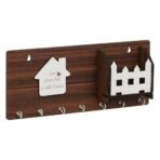 Webelkart Beautiful Wooden Keys Hanger, Key Holder for Home/Office Decor, Key Holder for Wall Decor,Key Chain Stand for Home (11.5" Inches) - Fast Shipping to USA & Canada - Image 4