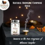 Lab Tested Natural Bhimseni Mangal Gold Camphor | 100% Pure Organic Solid Kapoor for Electric Diffuser, Pooja, Havan, Aarti, Aromatherapy | Premium Glass Jar (125gm Pack of 3) - Fast Shipping to USA & Canada - Image 5
