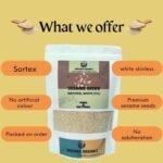 Indiana Organic Sesame Seeds | White Til Without Skin | Best for Eating Raw and Culinary Use | Manually Clean | Pure & Natural (200 gram) - Fast Shipping to USA & Canada