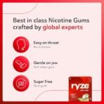 RYZE Nicotine Gum 2mg | Pack of 5 (45 gums) | Fresh Fennel | Freedom from Smoking & Tobacco | Easy on Throat | Sugar Free | Teeth Whitening - Fast Shipping to USA & Canada - Image 5