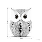 Xtore Modern Classy Lucky Owl Resin Art Figure Showpiece -(Pack of 1, White) - Fast Shipping to USA & Canada - Image 4