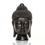 Global Grabbers New face Head Buddha Statue showpiece Idol Home Decor Items for Living Room and Gifts (Antique Copper) - Fast Shipping to USA, Canada & India - Image 3