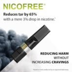 Nicofree | Black | 35 Cigarette Filters, 5 Packs | Made with Toxin-free, Recycle-friendly Materials | Reduce Tar, Prevent Stains & Odour on Fingers | For Cigarettes, Dokha, Medwakh Pipe - Fast Shipping to USA & Canada - Image 2