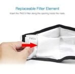 Xtore N-95 / PM 2.5 Anti Pollution Replaceable Filter | Anti Dust - Prevents Particulate matter, Pack of 16 Filters (White, Mask not Included) - Fast Shipping to USA & Canada - Image 3