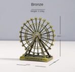 VRB Dec 1 Set for Statue Study Office Desk Decor Showpiece Gift Decoration Accessories Items Decorative Showpeice for Home ((The London Eye)) - Fast Shipping to USA & Canada - Image 2