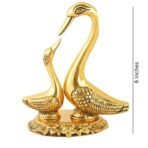 Webelkart Metal Kissing Duck Showpiece for Home and Office Decor Decor- Decorative Items for Home, Antique Home Decor (6 Inches) - Fast Shipping to USA & Canada - Image 4