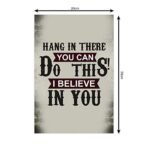 Sehaz Artworks Home Decor Items | Room Decor | Wall Decor | living Room Decorative Items | Hang' Rust Looks Wall Sign for Wall Decoration Tin Sign (MDF, 30 cm x 20 cm x 0.3 cm) - Fast Shipping to USA & Canada - Image 3