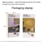 One94Store Bonsai Trees Lamp, DIY Artificial Tree Lamp with 72 Leafs Led,Touch Switch,Fairy Light Spirit Powered by USB Or Battery for Christmas Desktop Indoor Decoration Night Light - Plastic - Fast Shipping to USA & Canada - Image 5