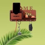 Sehaz Artworks Key Holder for Home Decor Stylish | Key Hangers for Wall | Wooden Key Stand for Wall (7 Hooks, MDF Brown) - Fast Shipping to USA & Canada - Image 4