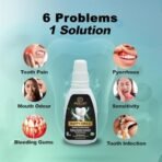 AYUUGAIN Happy Smile Gum Paint Herbal for Bleeding Gums, Bad Breath, Toothache, Strong Teeth, Sensitivity & Gum Pain Relief with Laung Oil (Clove), Pudina Satva | Protect Daily Gum Problems Naturally - Fast Shipping to USA & Canada - Image 5