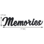 JaipurCrafts Designer Memories MDF Cutout Ready to Hang Home DECOR Wall Art - 2.50" x 11" - Fast Shipping to USA & Canada - Image 4