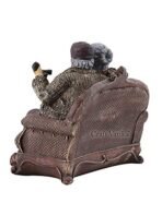 CraftVatika Dada Dadi Romantic Couple Miniatures Grand Parents on Sofa Statue Showpiece for Home Decor - Best Gift for Love, Valentine, Retirement Party, Wedding Anniversary, Multicolor, 14 x 8.9 cm - Fast Shipping to USA & Canada - Image 4