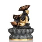 Global Grabbers Polyresin Table Top Indoor Outdoor Water Fall Fountain with LED Lights Home Decor Decoration Gift Gifting Items-GOL_GRY-SF12-(000) - Fast Shipping to USA, Canada & India - Image 3