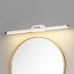 One94Store LED Mirror Picture Wall Light 6W with 3 Color Modes (Cool, Warm, Natural White) - Modern Vanity Light in White Finish, Bracket Mount Wall Lighting for Bathroom, Bedroom - Pack of 1 - Fast Shipping to USA & Canada