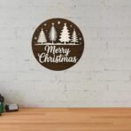 Webelkart Antique Merry Christmas Door Wall Hanging| Christmas Tree Decoration Items| Xmas Decor Hanging (10" Inches) - Fast Shipping to USA & Canada - Image 5