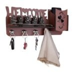 Sehaz Artworks Decorative Wall Shelves for Keys Right-Welcome-WS Big Key Holder Key Rack Key Hanger|Wall Mount Wooden Shelves - Fast Shipping to USA & Canada - Image 5