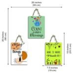 Sehaz Artworks Home Decor Items | Wall Hanging Decorative Items for Living Room | Entrance Decoration Home | Kitchen Decoration Item Stylish |Wall Hanging Living Room-Positive Vibes Only - Fast Shipping to USA & Canada - Image 3