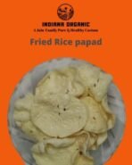 Indiana Organic Rice Papad kichiya, Chawal khichiya, Authentic Rajasthan, Small Size - 400 Gram - Fast Shipping to USA & Canada - Image 3