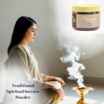 Shemade Pure Dhuni Powder (Loban) 100g | Natural Benzoin Resin for Puja, Havan & Meditation | Traditional Ayurvedic Dhoop for Aromatherapy, Air Purification & Spiritual Use - Fast Shipping to USA & Canada - Image 2