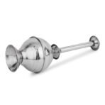 9.5 Inch Steel Gulab Pash Bottle for Gangajal, Gulab Dani Bottle for Pooja Water Sprinkler - Fast Shipping to USA & Canada - Image 3