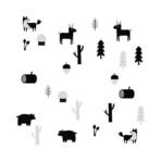 Sehaz Artworks Animals Multicolor Wall Sticker - Fast Shipping to USA & Canada - Image 2