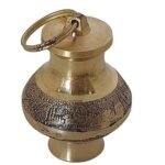 Brass gangajali Small Size lota Brass | Chota Kalashi for Pooja, Temple, Brass Gangajal loti (Pack of 1) Size- 2 Inch - Fast Shipping to USA & Canada