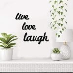 Sehaz Artworks Live Love Laugh Plaque Sign | Wall Decor Items for Bedroom | Room Decoration items for Bedroom - Fast Shipping to USA & Canada - Image 4
