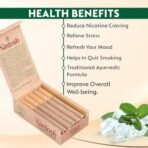 Nirdosh Herbal Smoke Sticks ? Icey Mint Flavor ? 100% Tobacco & Nicotine-Free ? Natural Ayurvedic Dhoompan ? Pack of 10 Sticks - Fast Shipping to USA & Canada - Image 3