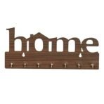 Webelkart Premium Home Keys Wooden Key Holder (29 cm x 13.5 cm x 0.4 cm, Wood) 7 Hook - Decorative Items for Home Decor (Brown) - Fast Shipping to USA & Canada - Image 5
