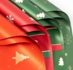 VRB Dec 10 Pcs Plastic Gift Wrapping Paper Sheet For Boxes/Gift Papers Sheets/Gift Wrapper/Gift Packing Material Wrapping Paper for Gift Packing Birthday,Anniversary,Diwali,Christmas. (christmas gift wrapping paper Desugn 10 Sheets With Gift Cards) - Fast Shipping to USA & Canada - Image 4