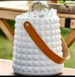 VRB DecTM Big Plastic Ceramic Vase With Handle for Flowers, Pampas Grass, Plants - Home, Office, Living Room Centerpiece (White) - Fast Shipping to USA & Canada - Image 3