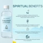 Premium Haridwar Gangajal | 100% Pure & Natural Holy Ganga Jal from Har Ki Pauri | for Pooja, Abhishek, Hawan, Temple Use & Spiritual Rituals | Sealed Leak-Proof Bottle (1 Litre(1000 ML)) - Fast Shipping to USA & Canada - Image 5