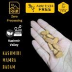 Indiana Organic - Mamra Badam | Kashmiri Badaam Giri | Single origin almonds | Unpolished & Unprocessed | Packed on order - 200 gram | Packed in glass jar | Harvest - Latest Aug 2025 - Origin kashmir - Fast Shipping to USA & Canada - Image 2