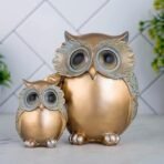 Global Grabbers Owl Statue for Good Luck Showpiece Home Decor Items for Living Room and gifts-GOL2-OWL1 - Fast Shipping to USA, Canada & India - Image 2