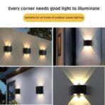 One94Store LED Outdoor Wall Light Pack of 1 | Warm White (WW) 2 -Way Wall Lamp | 4W Aluminium Body, Rainproof & Shockproof, Decorative Step/Pathway/Light Fixture - Fast Shipping to USA & Canada - Image 5