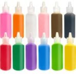 VRB DecTM 6 Pcs Rangoli Colour Powder Diwali Decoration Items for Home Decor/Rangoli Colours for Floor/Home Diwali/Navratri/Pongal/Pooja/Mandir Decor Creativity Ceramic (Pack of 6 Bottles - 80g Each) - Fast Shipping to USA & Canada - Image 4