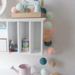 One94Store Cotton Ball String Lights 16 Led (Plug-in) Decorative Lights for Diwali,Christmas,Party&Wedding Events (Multicolor)(16 Led) 3 Meters - Fast Shipping to USA & Canada - Image 4