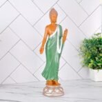 Global Grabbers New Standing Buddha Statue showpiece Idol Home Decor Items for Living Room and Gifts (Green Brown) - Fast Shipping to USA, Canada & India - Image 4