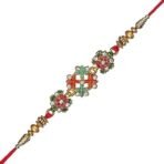 Webelkart Rakhi For Brother And Bhabhi With ganesha Idol For Car dashbord And Home Decor Rakhi for Brother | Kids Rakhi | With Roli Chawal Pack - Fast Shipping to USA & Canada - Image 2