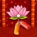 CraftVatika Haldi Kumkum Return Gifts in Bulk Festive Decor, Pasupu Haldi Bottle Lotus Cutout, Thamboolam Return Gifts for Wedding, Pooja, Rakhi, Navratri Diwali Gift for Family and Friends (15 Pcs) - Fast Shipping to USA & Canada - Image 2