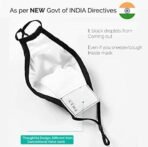 Xtore Washable N-95 mask with 2 Replaceble 5 layer Filter - (Pack of 2 mask x 2 Filters) - Fast Shipping to USA & Canada - Image 2