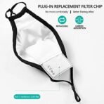 Xtore N-95 Ultra Comfortable Anti Pollution Mask | Without Breathing Valve - (Pack of 4 masks, 8 filters) - Fast Shipping to USA & Canada - Image 3